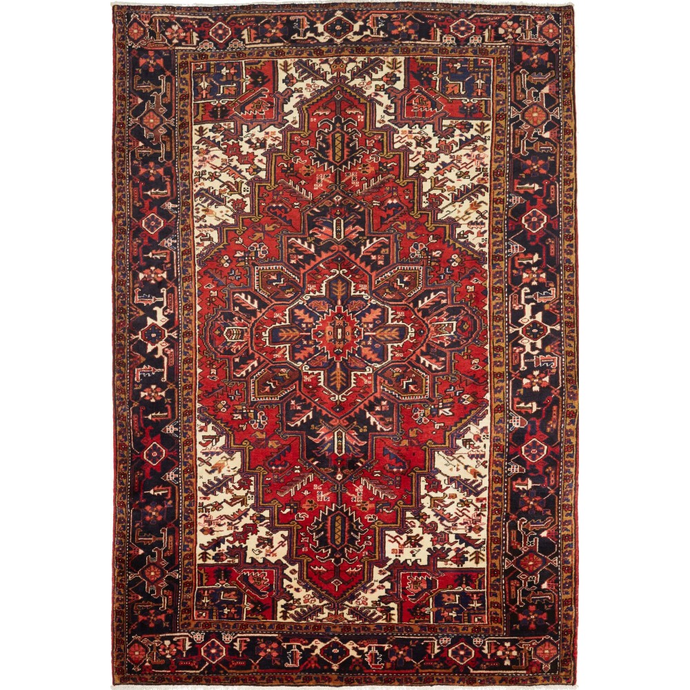 Tappeto Gorawan Persia grigio giallo 206x305