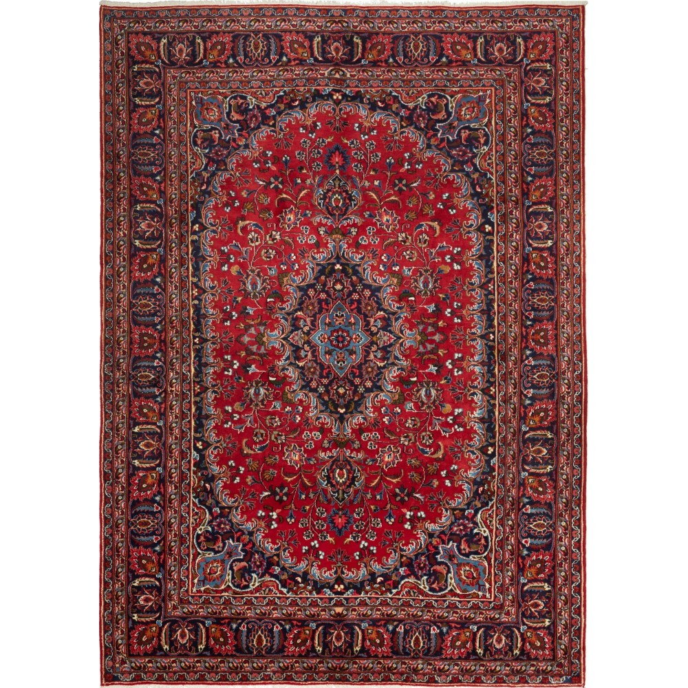Tappeto Sabzevar Persia marrone blu 204x288