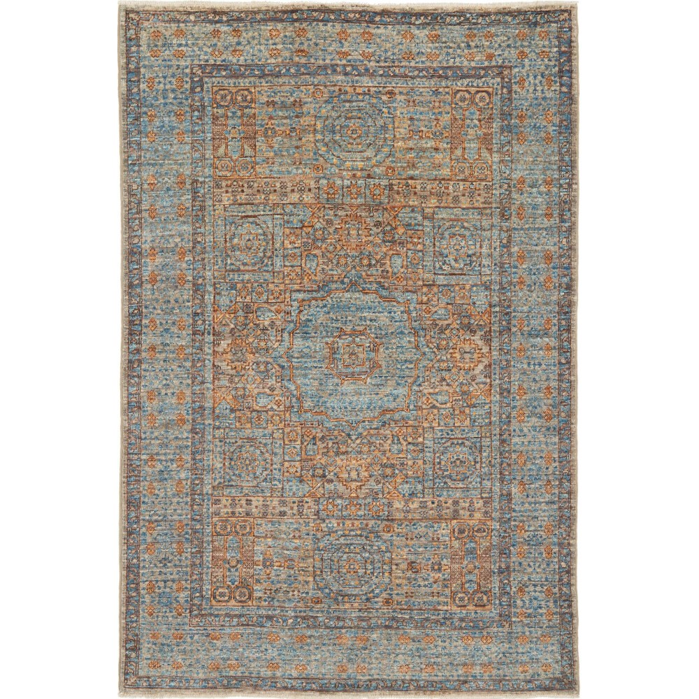 Tappeto Mamlouk Pakistan bianco grigio 99x152