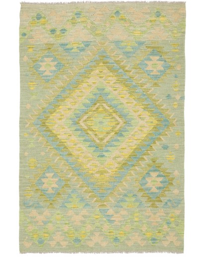 Tappeto Kilim Afghanistan marrone 97x147