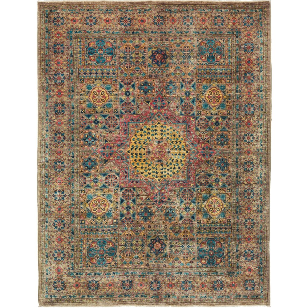 Tappeto Mamlouk Pakistan azzurro grigio 150x199