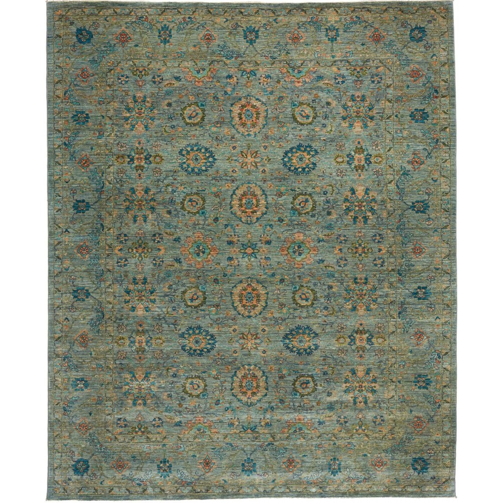 Tappeto Shahi Fine Pakistan azzurro marrone 247x300