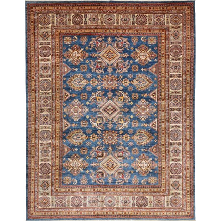 Tappeto Kazak Fine Pakistan azzurro grigio 242x313
