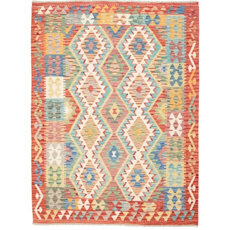 Tappeto Kilim Afghanistan marrone 153x202
