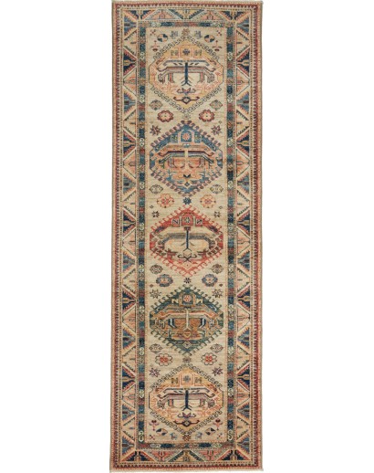 Tappeto Kazak Fine Pakistan marrone 84x255