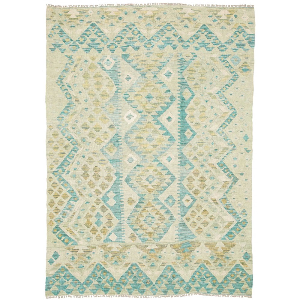 Tappeto Kilim Afghanistan beige grigio 122x170