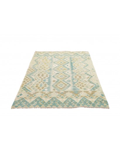 Tappeto Kilim Afghanistan beige grigio 122x170