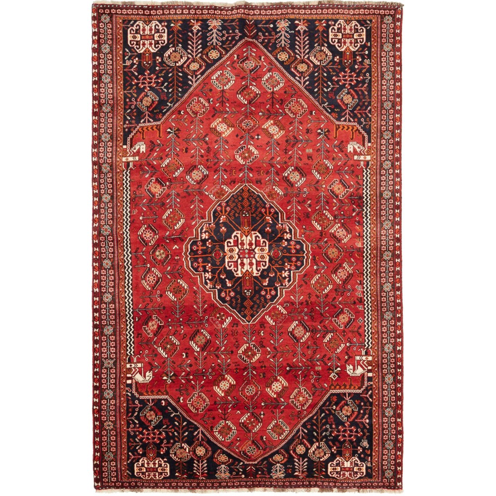 Tappeto Shiraz Fine Persia marrone giallo 160x255