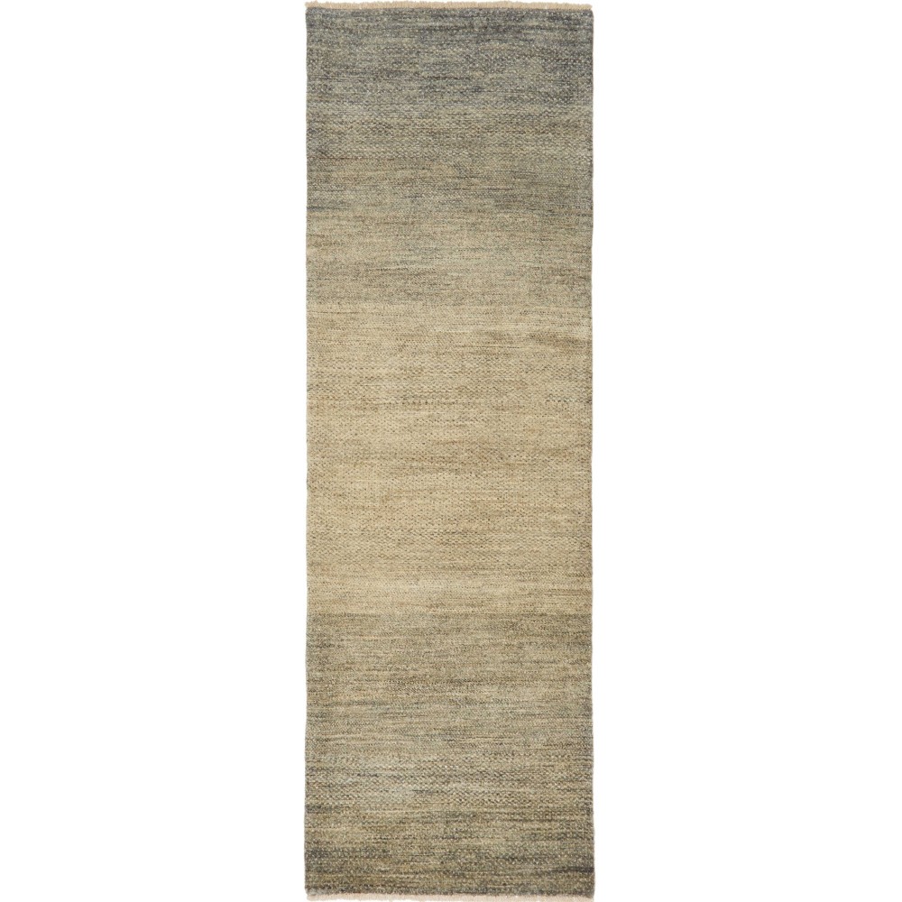 Tappeto Shayan Pakistan marrone azzurro 78x244