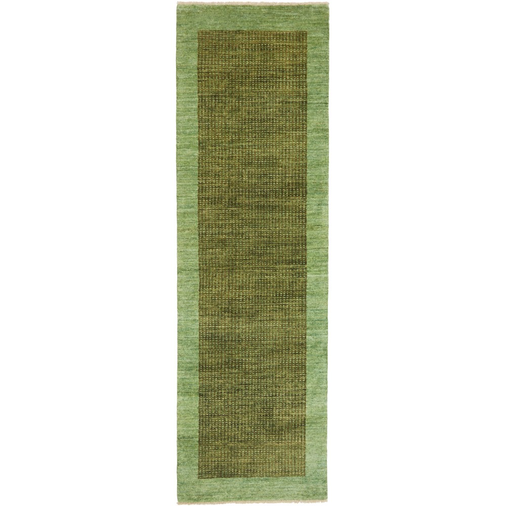 Tappeto Shayan Pakistan azzurro verde 75x258
