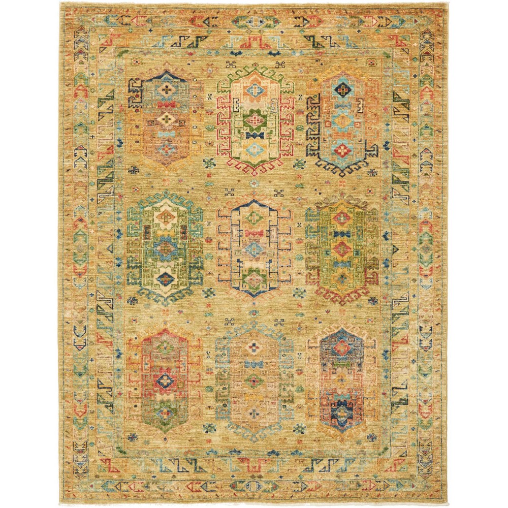 Tappeto Tribal Pakistan marrone 150x191 Tappeto Tribal Pakistan marrone 150x191