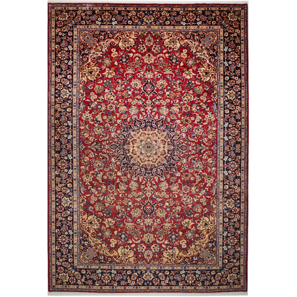 Tappeto Nadjafabad Persia marrone blu 268x390