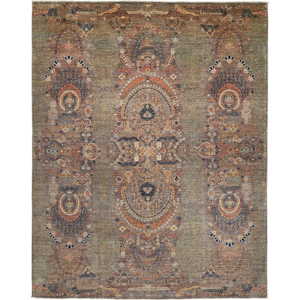 Tappeto Shahi Fine Pakistan bianco grigio 247x309