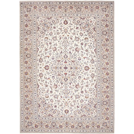 Tappeto Kashan Persia bianco azzurro 250x357