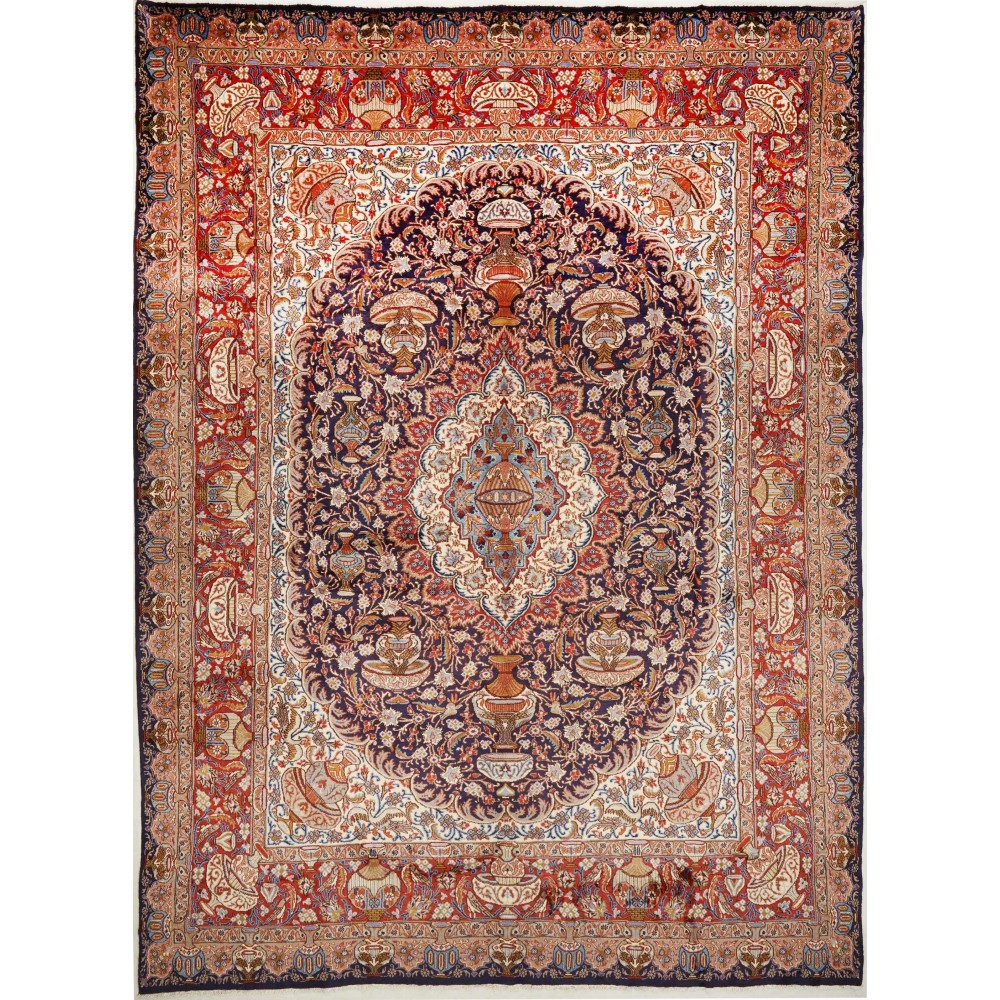Tappeto Kashamr Zirkhaki Persia marrone bianco 290x394