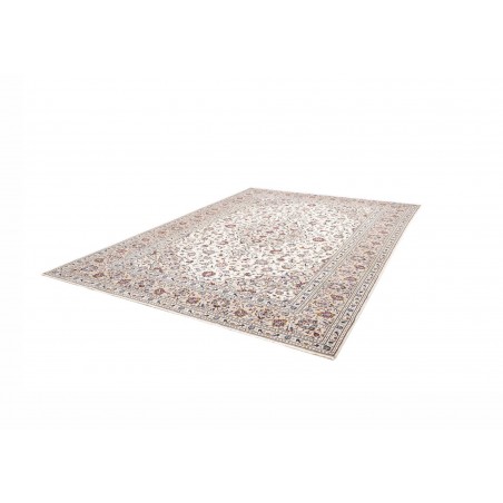 Tappeto Kashan Persia bianco azzurro 250x357