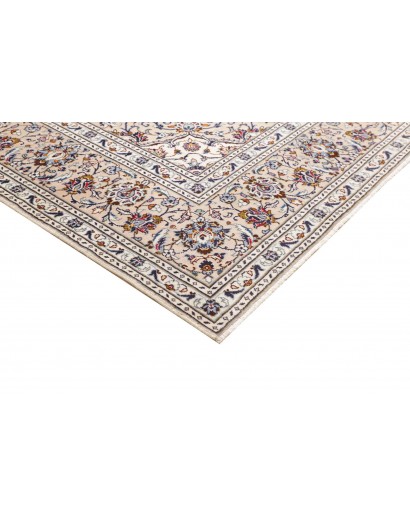 Tappeto Kashan Persia bianco azzurro 250x357