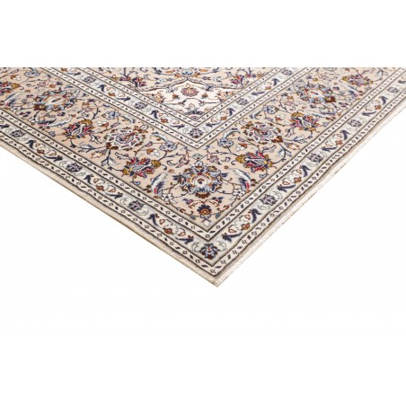 Tappeto Kashan Persia bianco azzurro 250x357
