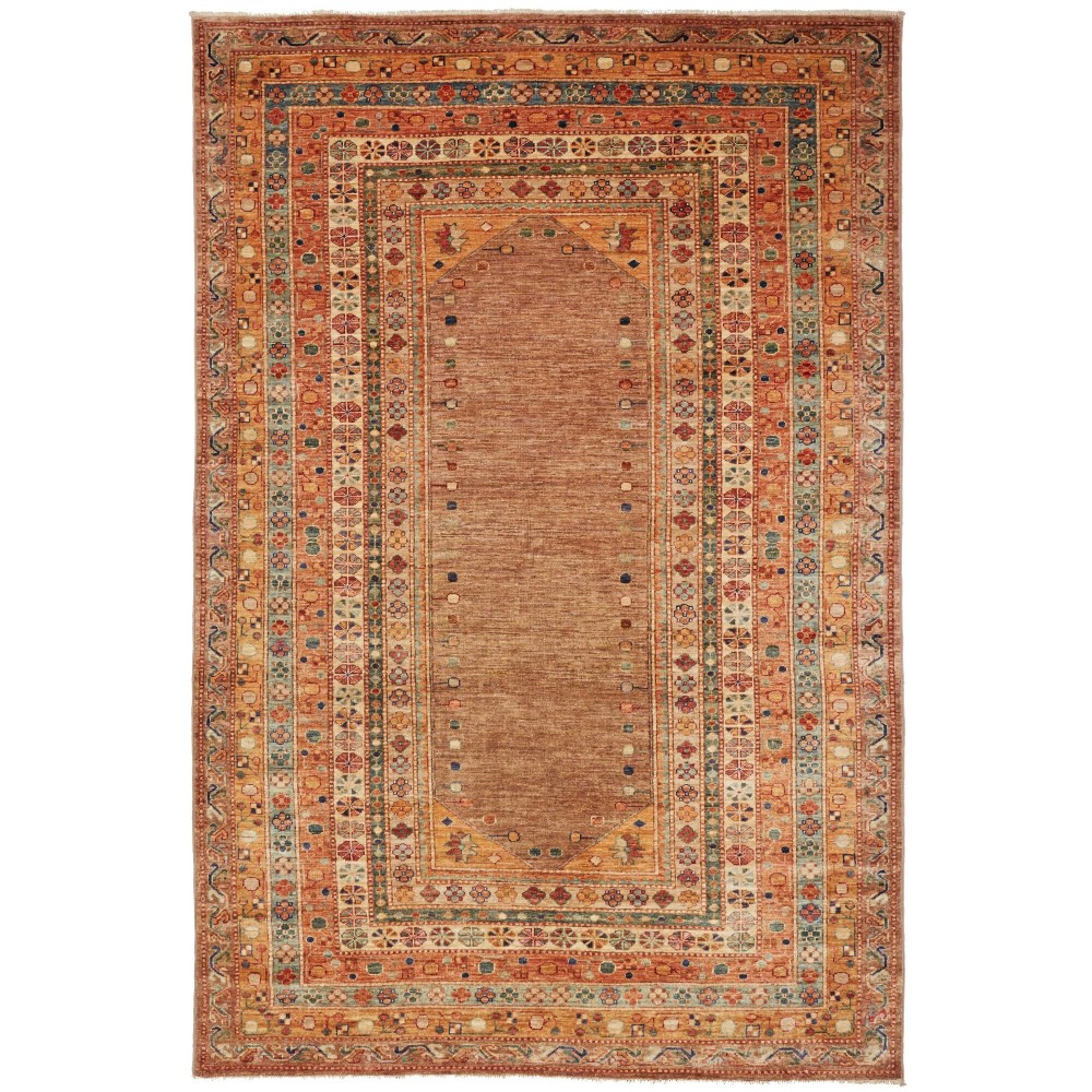 Tappeto Kazak Fine Pakistan arancione 158x240
