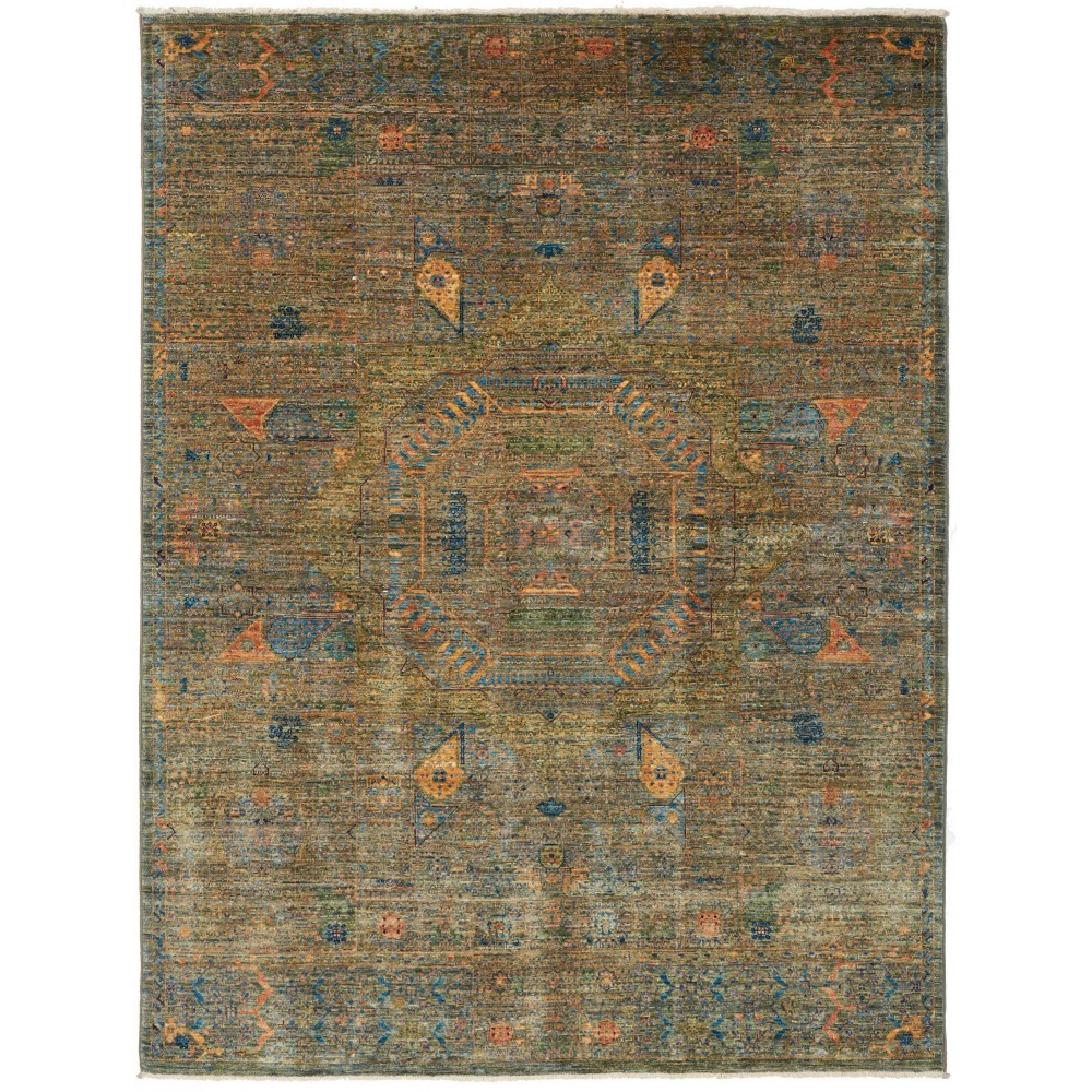 Tappeto Mamlouk Pakistan azzurro 154x202