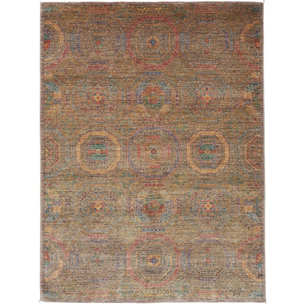 Tappeto Mamlouk Pakistan bianco marrone 153x202