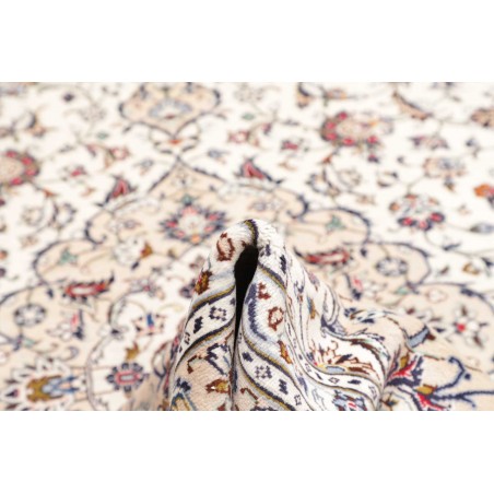 Tappeto Kashan Persia bianco azzurro 250x357