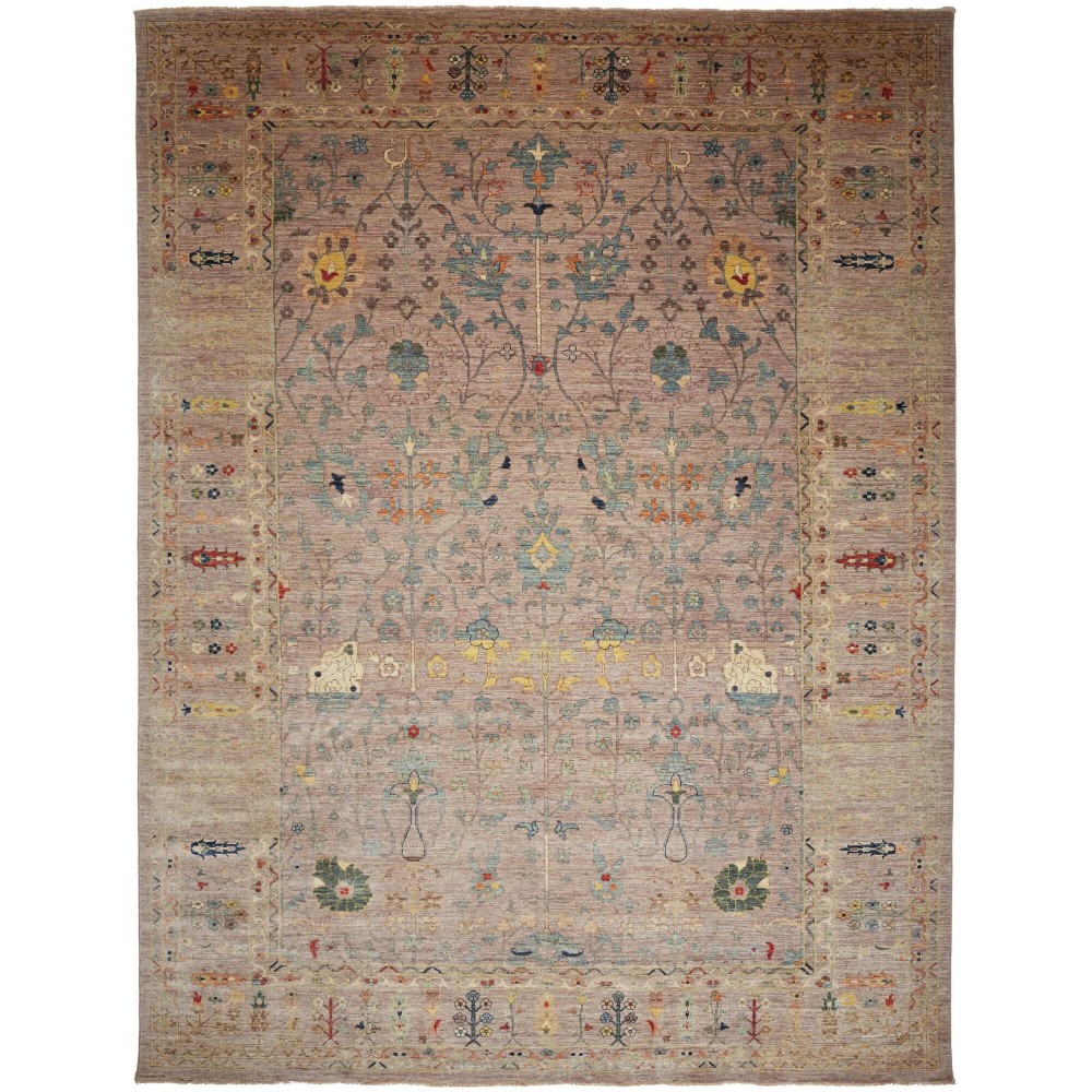 Tappeto Zigler Fine Pakistan bianco grigio 295x391