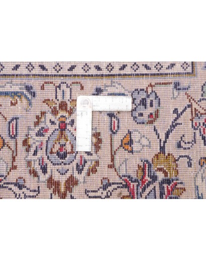 Tappeto Kashan Persia bianco azzurro 250x357