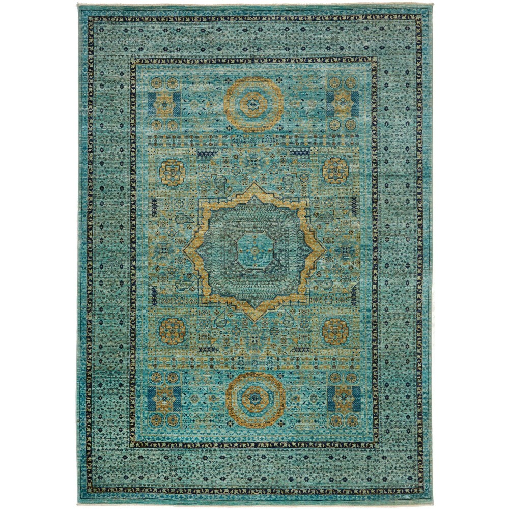 Tappeto Mamlouk Pakistan bianco grigio 207x294