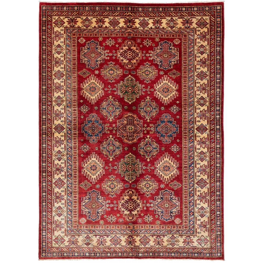 Tappeto Kazak Fine Pakistan marrone grigio 180x250