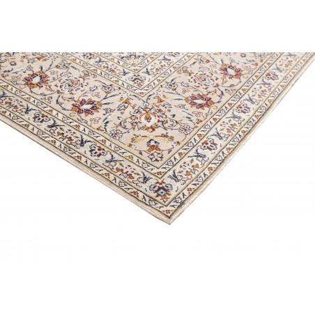 Tappeto Kashan Persia bianco grigio 290x403