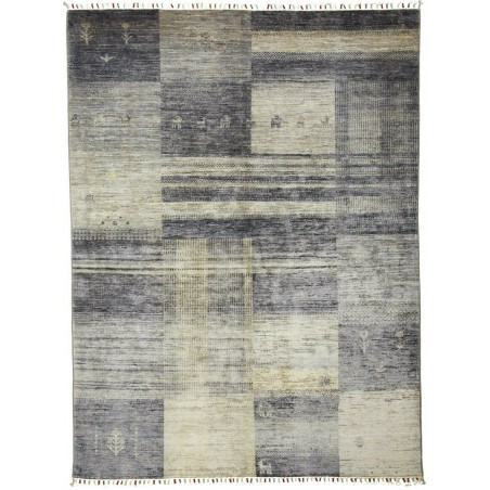 Tappeto Siva Pakistan azzurro 150x200