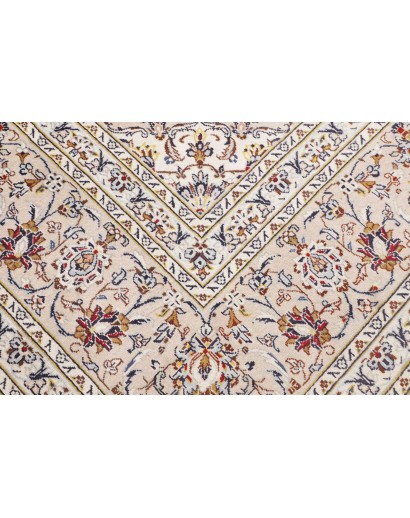 Tappeto Kashan Persia bianco grigio 290x403