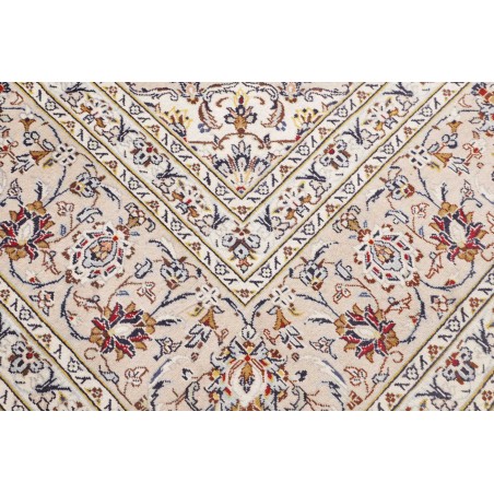 Tappeto Kashan Persia bianco grigio 290x403
