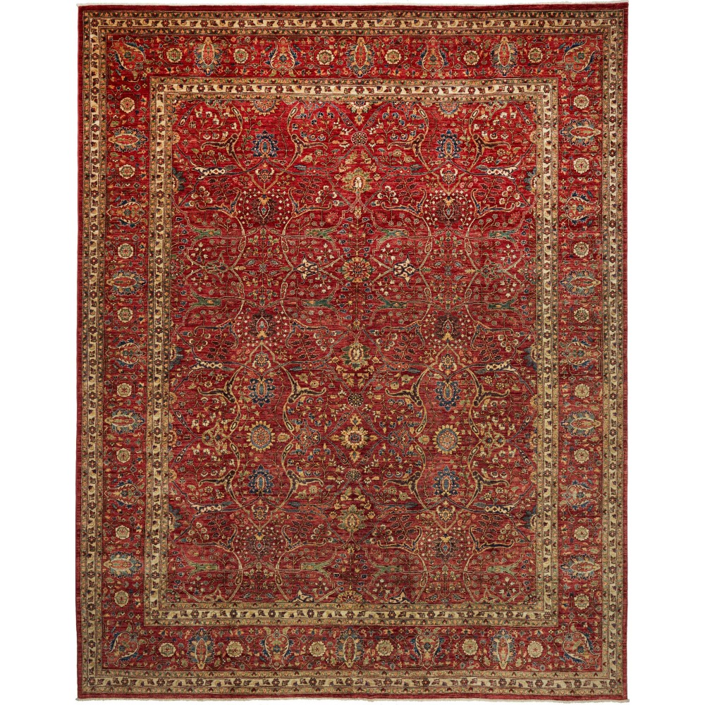 Tappeto Aryana Fine Pakistan marrone blu 277x356