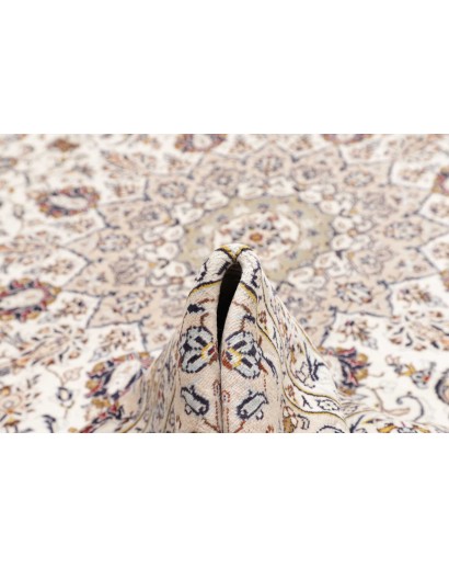 Tappeto Kashan Persia bianco grigio 290x403