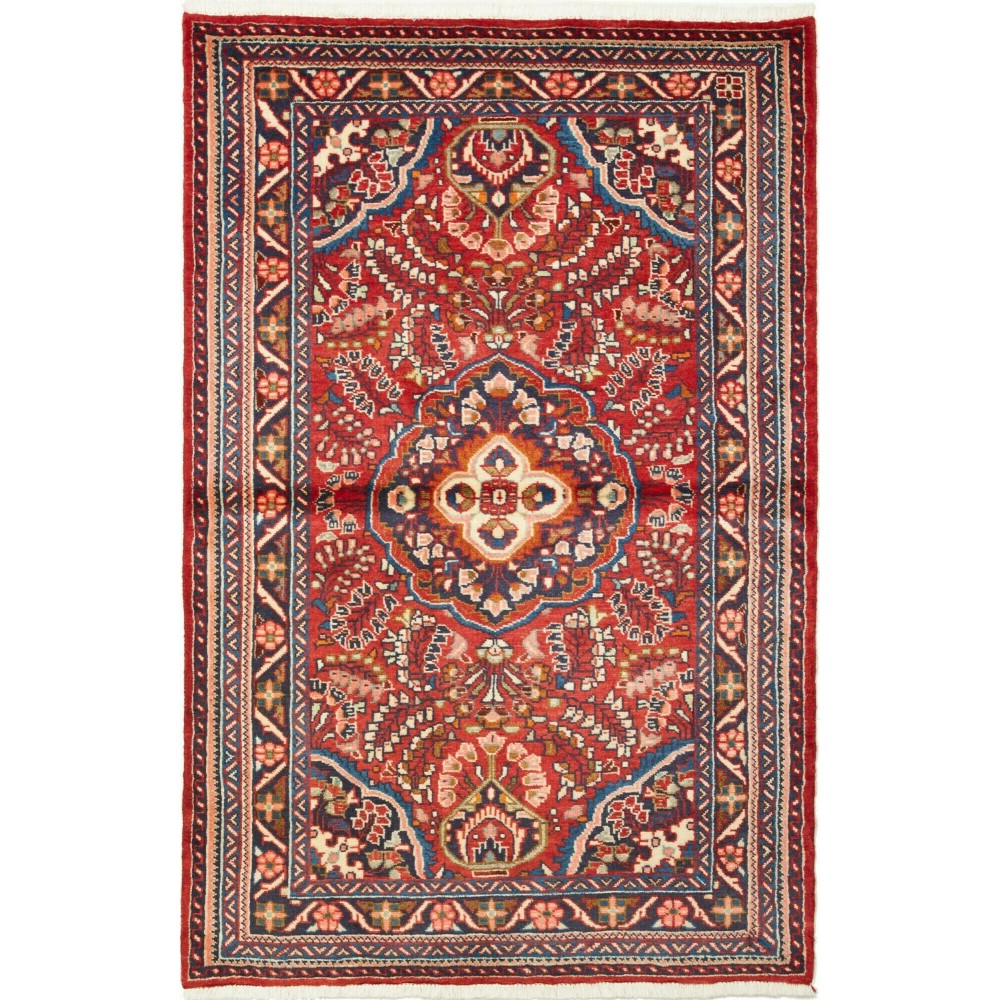 Tappeto Hamadan Persia marrone grigio 107x165