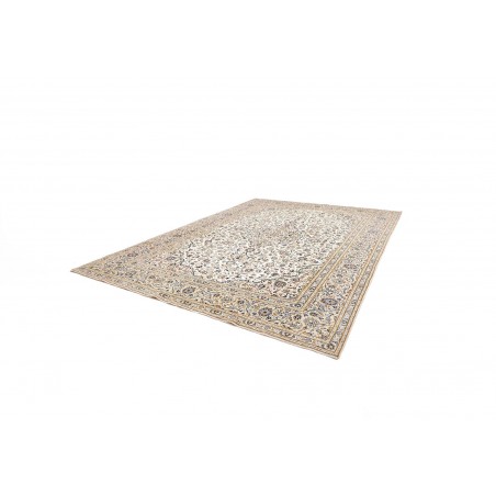 Tappeto Kashan Persia bianco marrone 304x404