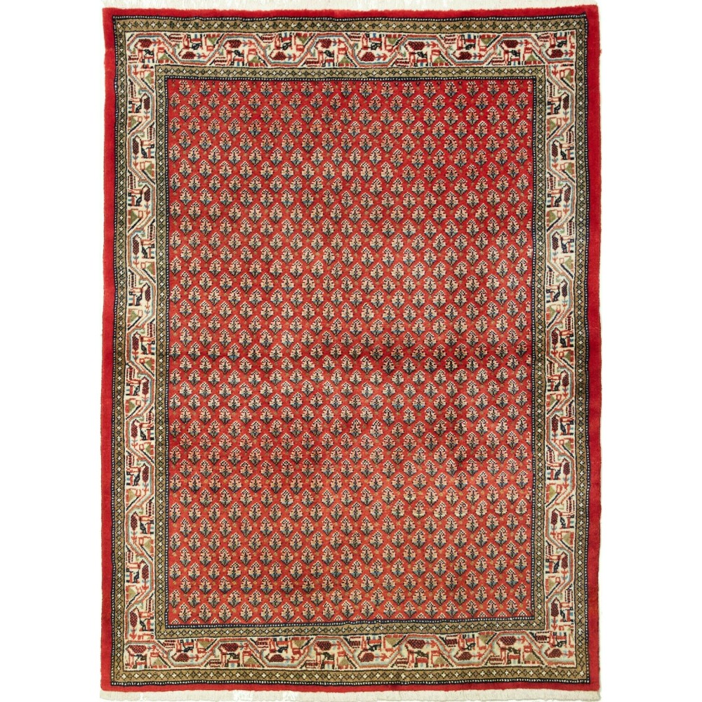 Tappeto Hamadan Persia marrone giallo 110x150