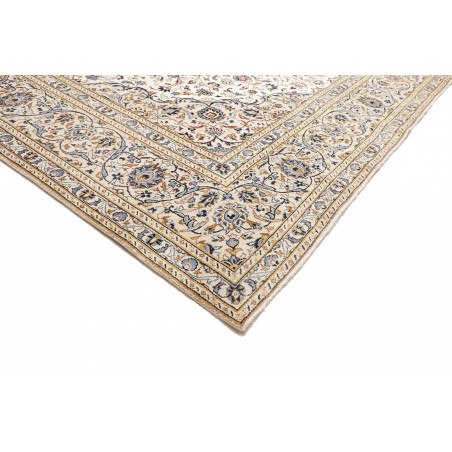 Tappeto Kashan Persia bianco marrone 304x404