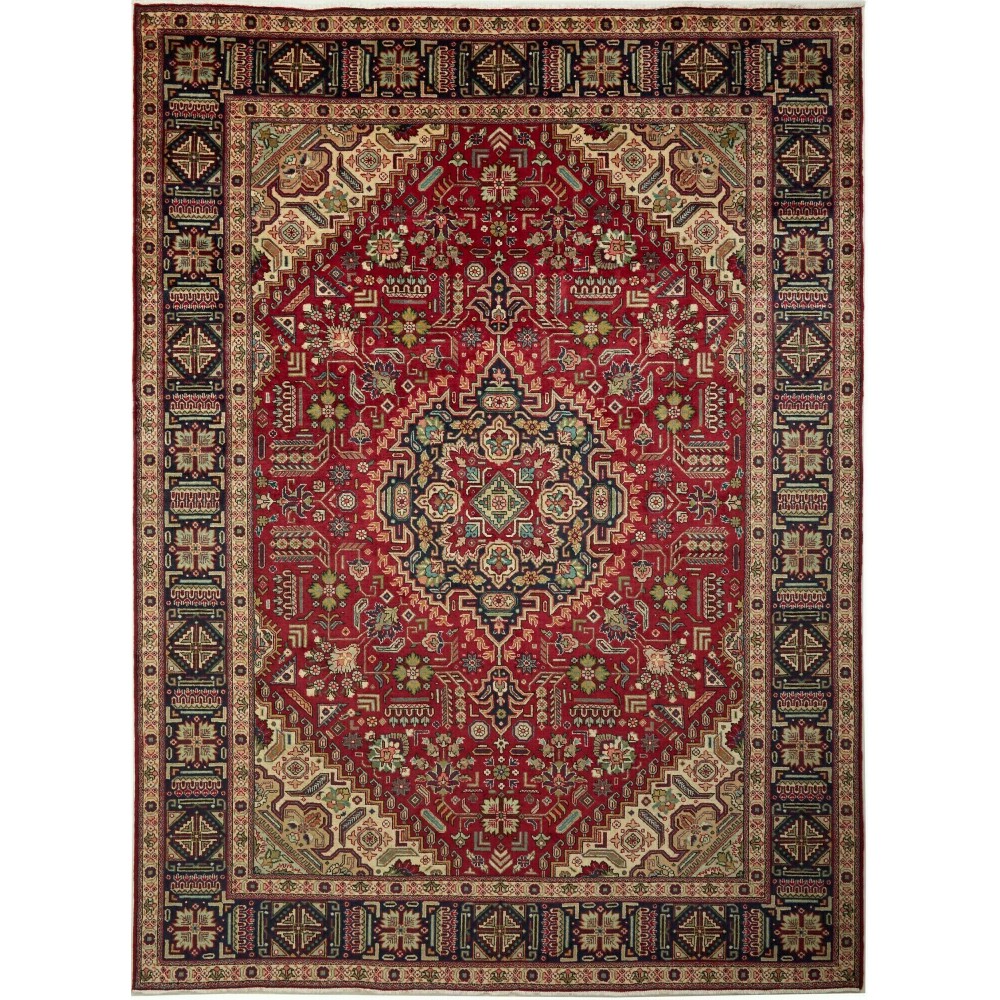 Tappeto Tabriz Persia marrone 248x337