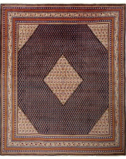 Tappeto Sarough Persia verde blu 285x340
