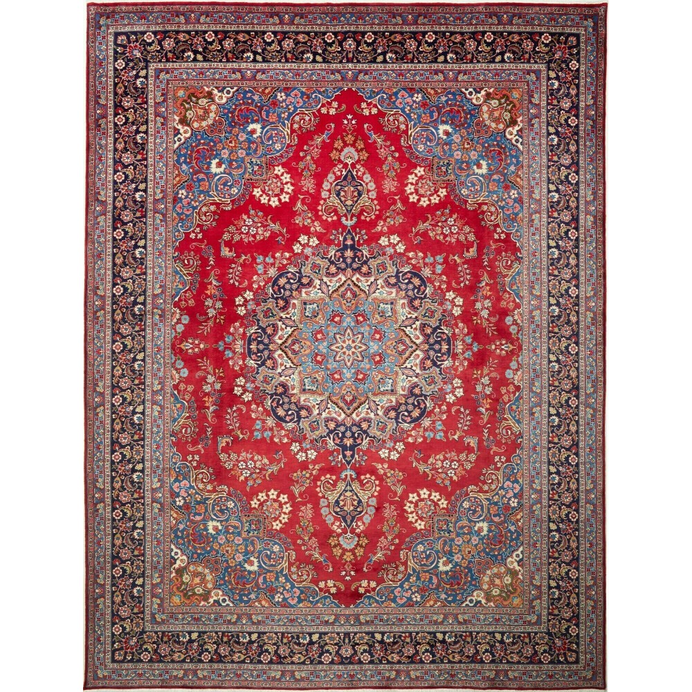 Tappeto Sabzevar Persia marrone grigio 290x390