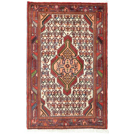 Tappeto Hamadan Persia marrone rosso 80x126