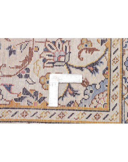 Tappeto Kashan Persia bianco marrone 304x404