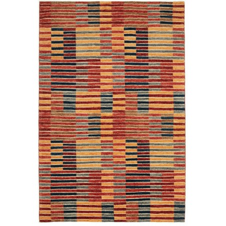Tappeto Barjesta Pakistan marrone grigio 171x247