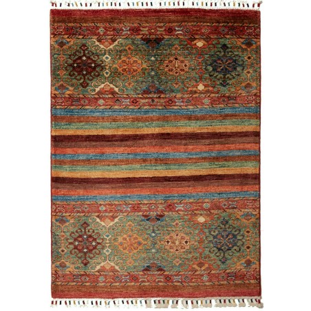 Tappeto Samarkand Pakistan marrone grigio 84x116