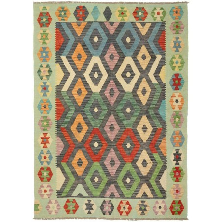 Tappeto Kilim Afghanistan marrone 170x244