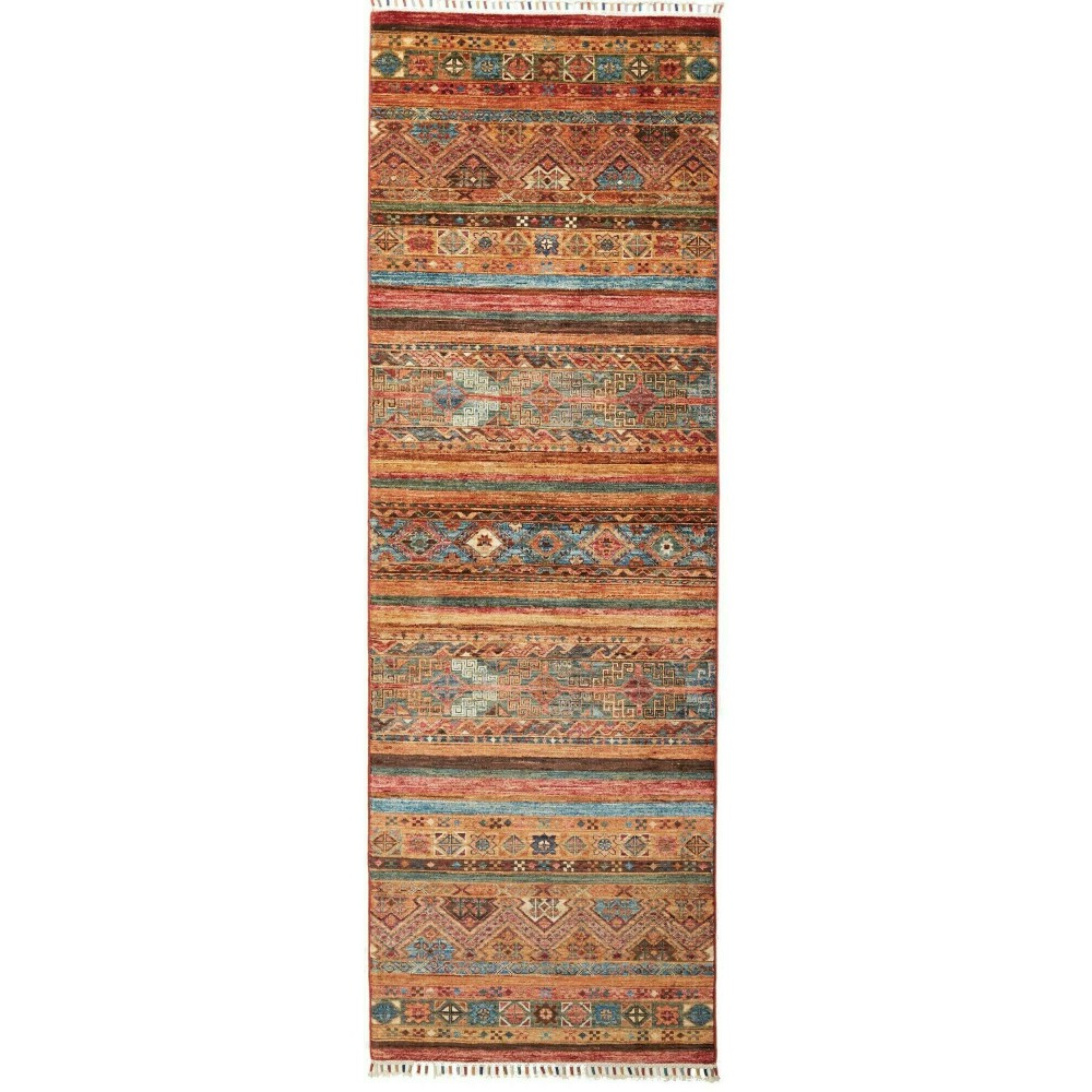Tappeto Samarkand Pakistan rosso 79x246