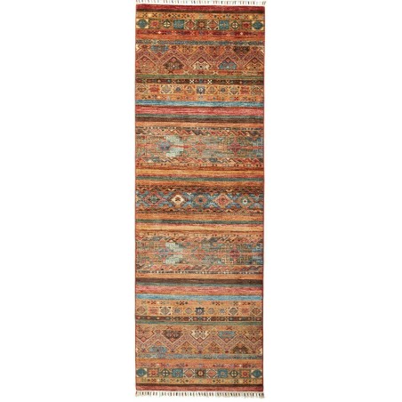 Tappeto Samarkand Pakistan rosso 79x246